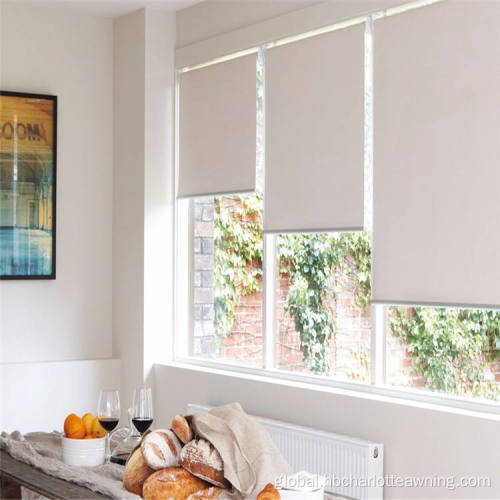 Fabric Roll Up Blinds Hight quality fiber proof blackout fabric roller shades Manufactory